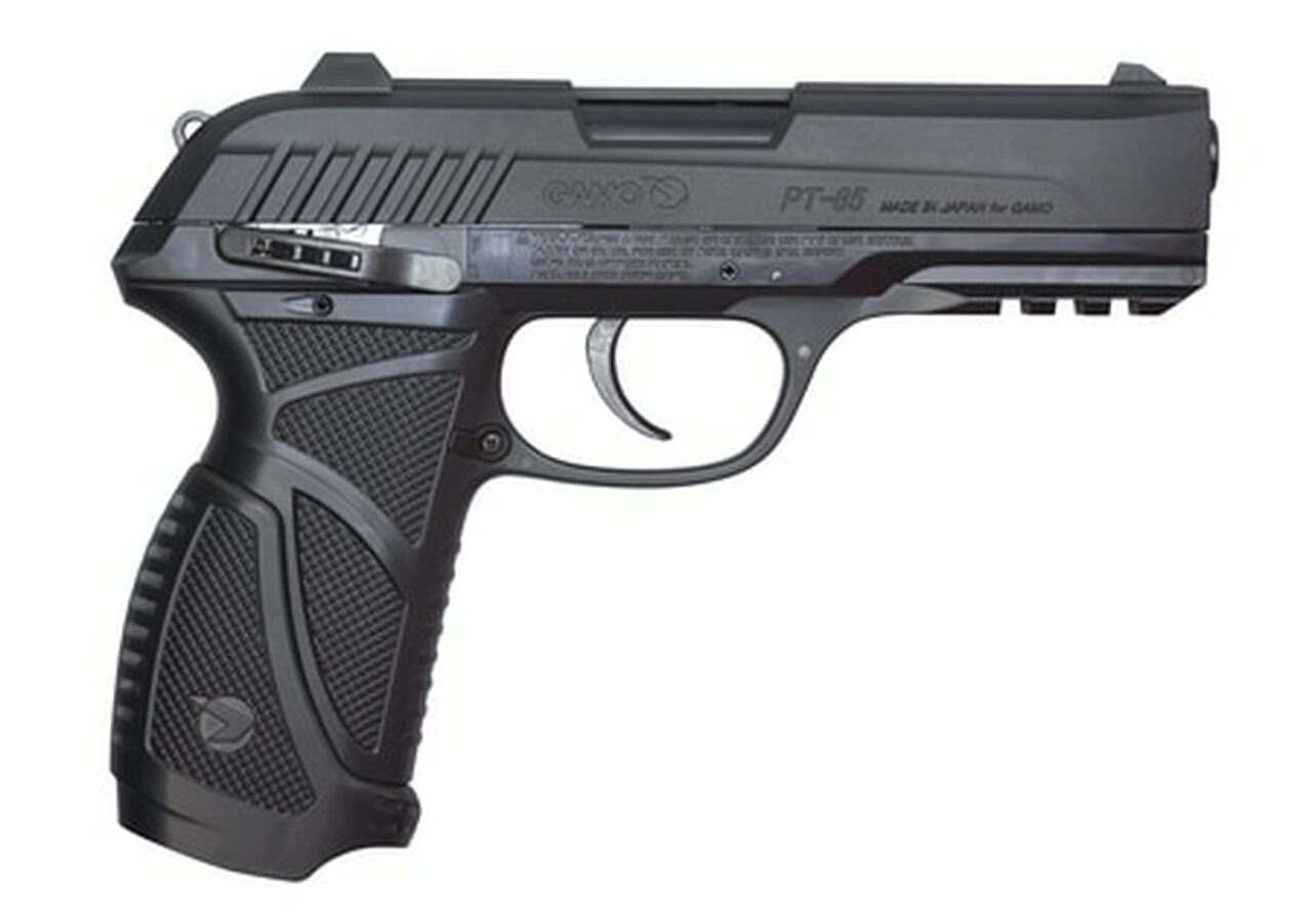 Gamo PT-85 Blowback Air Pistol, .177, Pellet, Fixed Sights, Black, 16rd