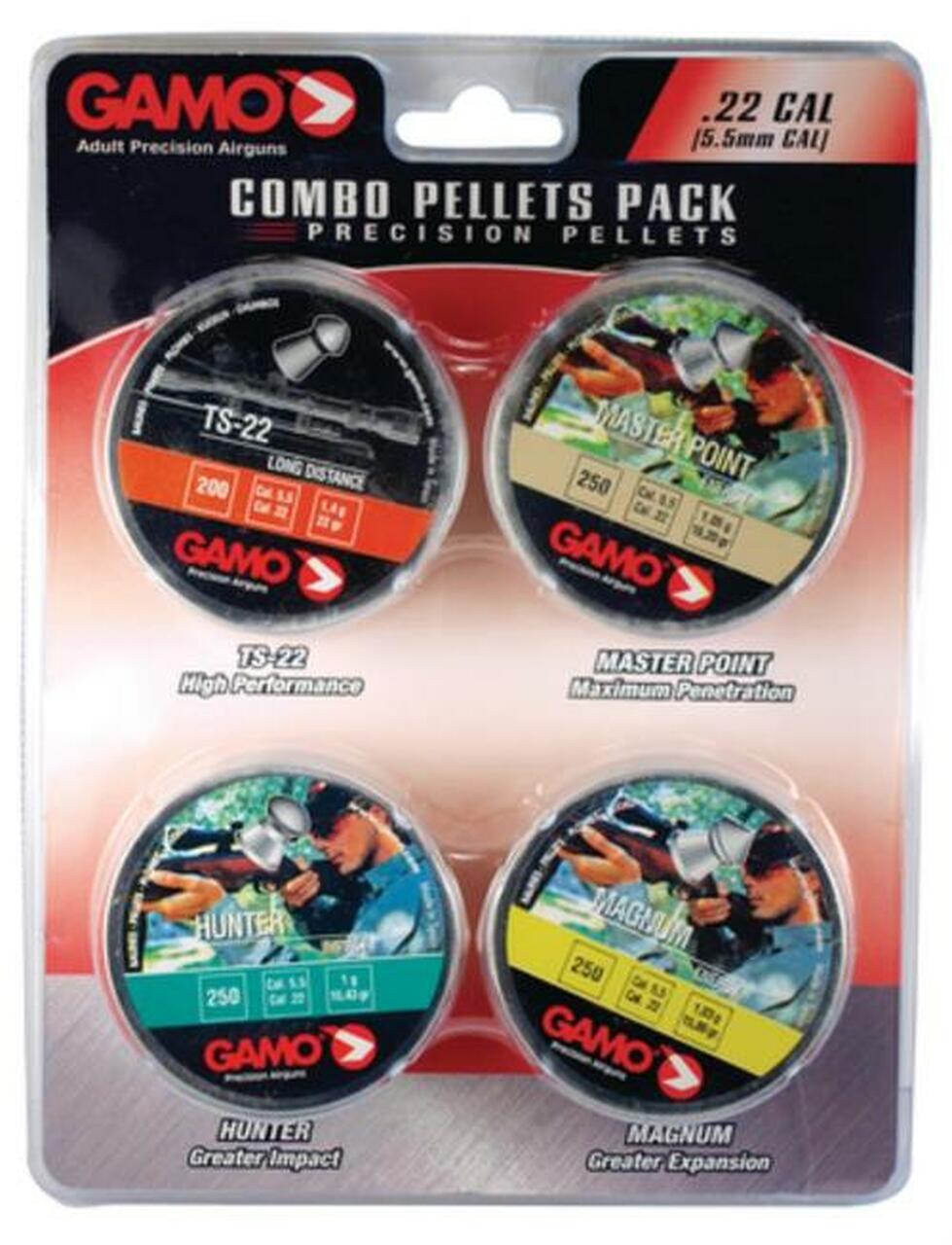 Gamo Precision Pellet Combination Pack .22 Caliber 950 Count
