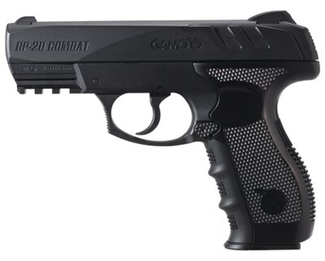 Gamo GP-20 Combat Air Pistol, .177, BB's Only, CO2, Black, 20rd