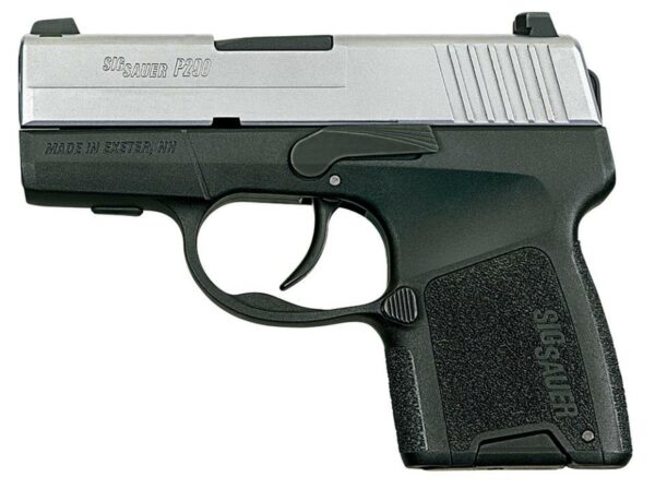 SIG P290 9mm 2.9 6+1/8+1 Interchangeable Poly Grip Two-Tone