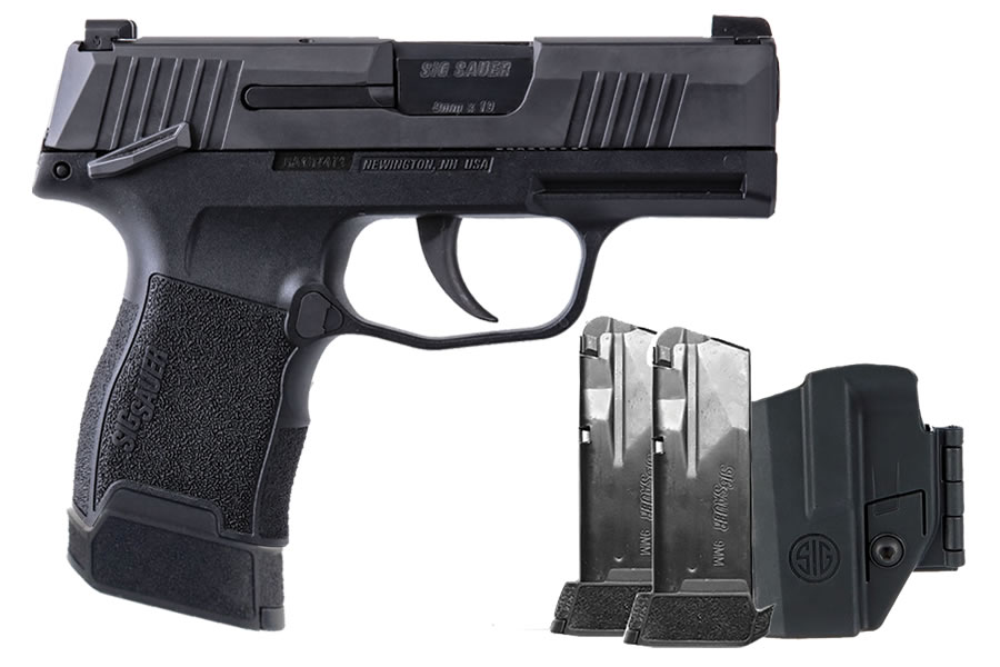 P365 9mm TacPac with Manual Safety, Three 12-Round Magazines and Holster - Firearms | The Gun Shop