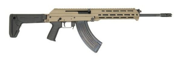 F.A Cugir M+M M10X AK-47 7.62X39mm 16" Barrel Magpul Zhukov-S Folding Stock Flat Dark Earth Metal 30rd Mag