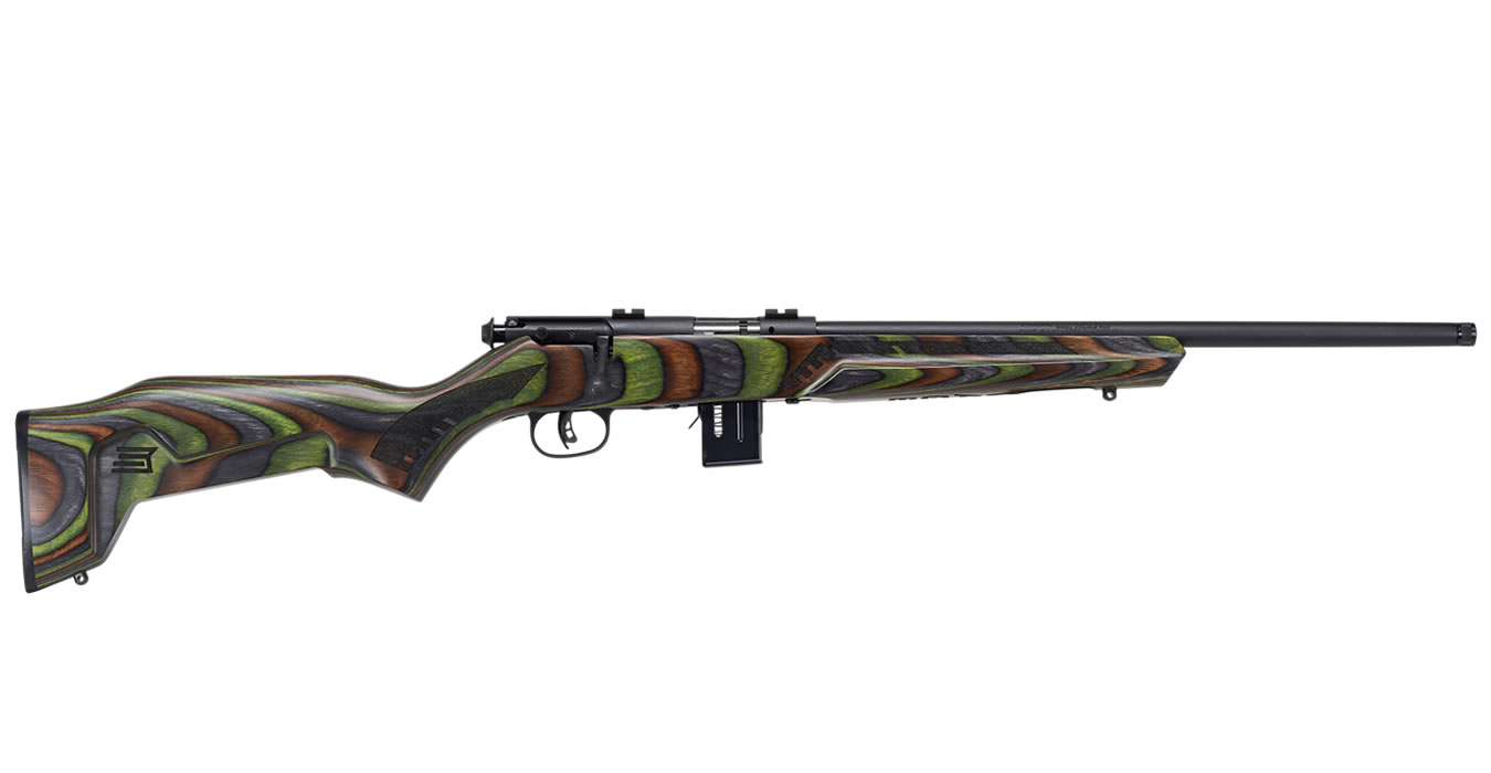 93R17 Minimalist 17 HMR Bolt-Action Rifle with Green Laminate Stock
