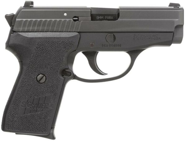 SIG P239 9MM 3.6In Nitron BLK Da/Sa Siglite Polymer Grip (2) 8RD Steel MAG CA Compliant