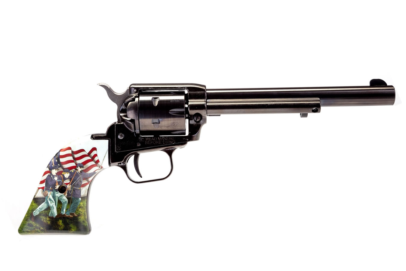 Rough Rider 22LR Revolver with 6.5 inch Barrel and Civil War Grips - Firearms | The Gun Shop