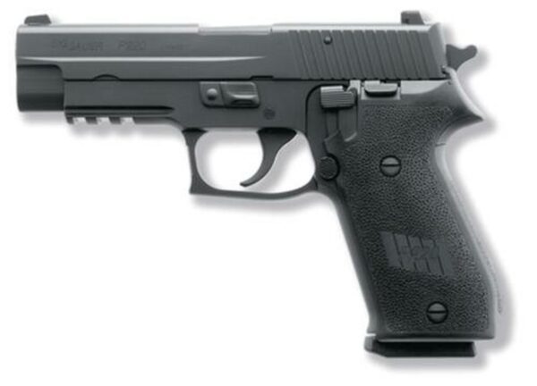Sig P220 45 ACP 4.4 Light Weight Alloy Frame SS Slide Black Nitron Finish Sig Night Sights TacRail