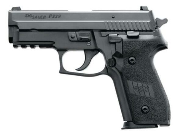 Sig P229 40 S&W 3.9In Nitron Black Da/Sa Siglite E2 Grip (2) 10Rd Steel MAG MA Compliant