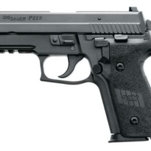 Sig P229 9MM 3.9In Nitron Black Da/Sa Siglite E2 Grip (2) 15Rd Steel MAG