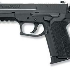 Sig SigPro SP2022, Medium 9mm, 3.9" Barrel, Polymer Frame, Black, Fixed Sights, 2x10d,Mags