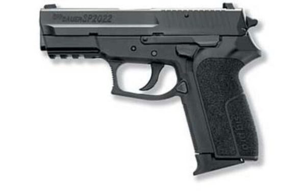 Sig SigPro SP2022, Medium 9mm, 3.9" Barrel, Polymer Frame, Black, Fixed Sights, 2x10d,Mags