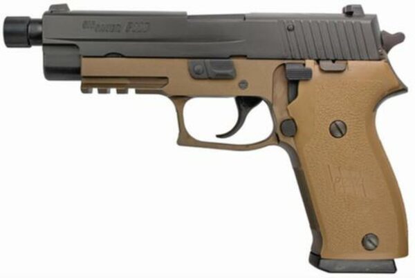 Sig P220 Combat 45 Threaded Barrel 8/10 Rd Mags Tan