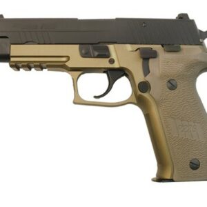 SIG P226 9MM, 4.40 Barrel/Black Slide/Dark Earth Frame 15 Rd Mags