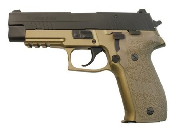 SIG P226 9MM, 4.40 Barrel/Black Slide/Dark Earth Frame 15 Rd Mags