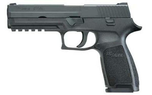 Sig P250 Full Size 45 ACP 4.7 Barrel Contrast Sights Black Nitron Slide Finish 10 Rd Mag