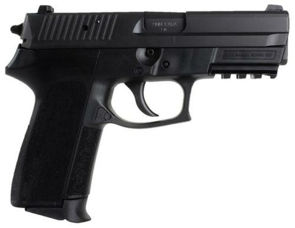 Sig Sp2022 9MM 3.9In Nitron Black Da/Sa Contrast Sights Polymer Grip (2) 10Rd Steel MAG Rail MA Compliant
