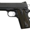 Sig 1911 45 ACP 3.3In Nitron Black SAO Siglite Blackwood Grip (2) 7RD Steel MAG