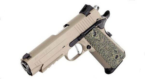 Sig 1911 Carry Scorpion 4.2 45 ACP Flat Dark Earth Night Sights