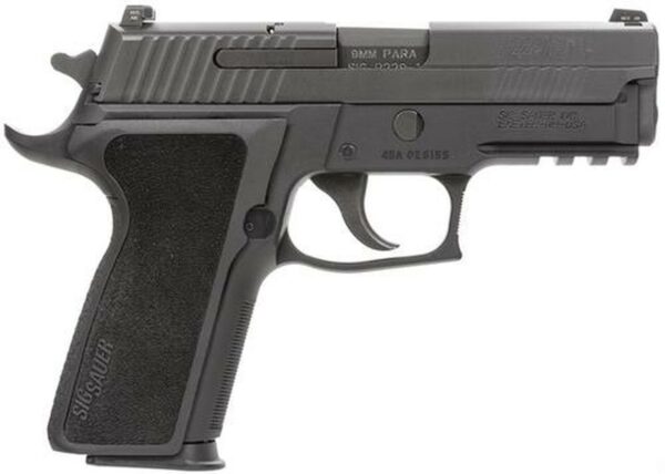 Sig P229 9MM 3.9In Enhanced Elite Black Da/Sa Siglite E2 Grip (2) 10Rd Steel MAG CA Compliant SRT