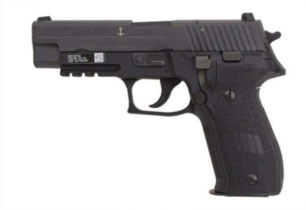 Sig P226 9MM 4.4In Mk25 Black Da/Sa Siglite Polymer Grip (2) 10Rd Steel MAG USN Anchor UID CA Compliant Phos.