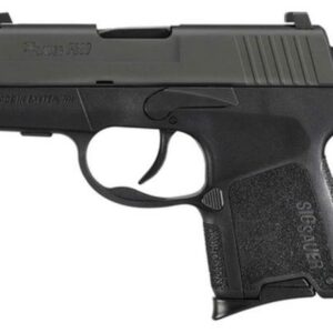 Sig P290 9MM 2.9In Nitron Black DAO Siglite Polymer Grip (1) 6RD (1) 8RD Steel MAG