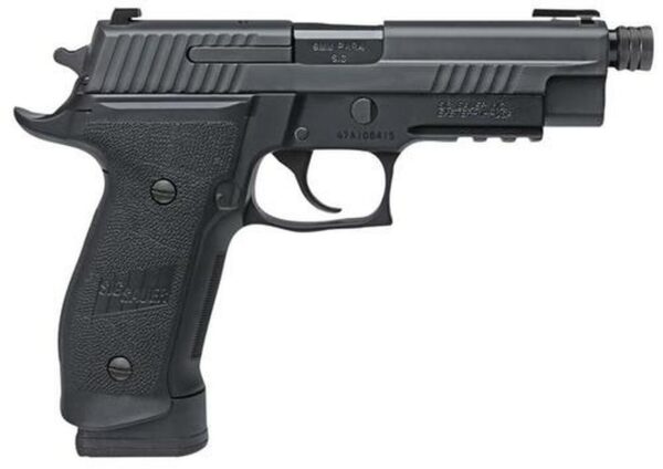 Sig P226 Tacops SA/DA 9mm, 4.4" Threaded Barrel, 10rd, Black