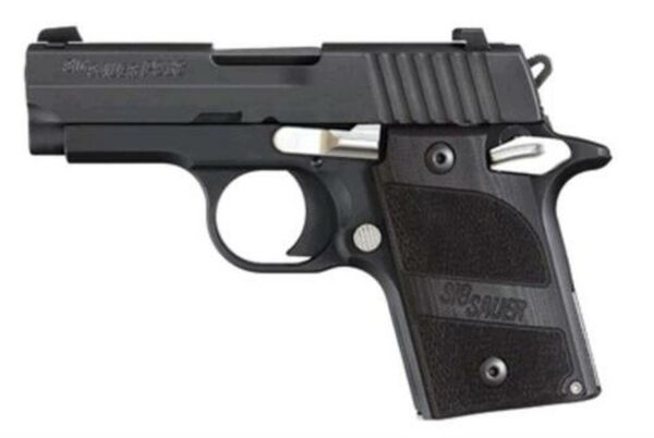 Sig P938 9MM 3IN Nightmare Black SAO Black G10 Grip (1) 6RD Steel MAG Ambi Safety