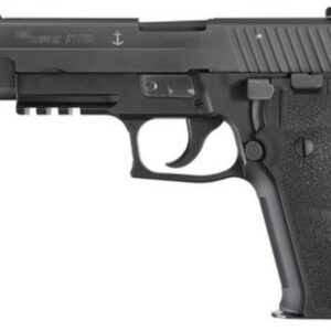 Sig P226 9MM 4.9In Mk25 Black Da/Sa Siglite Polymer Grip (3) 15Rd Steel MAG USN Anchor UID Threaded (13.5X1mm LH)