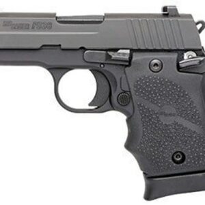 SIG P938 Micro-Compact, 9mm, 3", Ambidextrous Safety, Nitron Slide, Black Frame