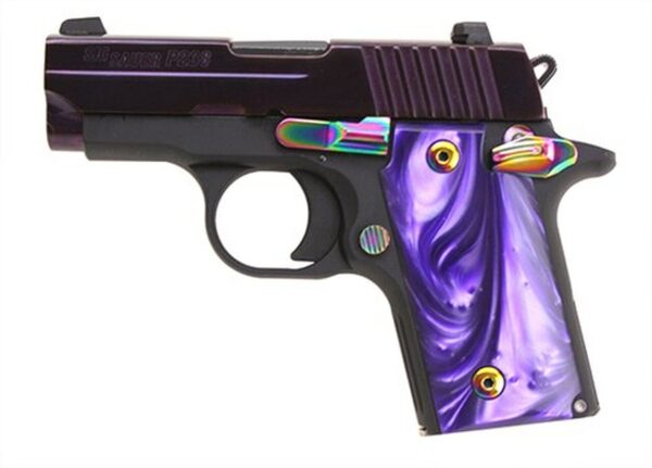 Sig P238 Purple Night Sights 2.7" Barrel, .380 ACP, 6rd