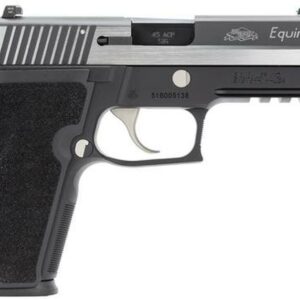 Sig P227 Equinox 45 ACP 4.4 Barrel 2 Tone Fiber Optic Sight & Siglite Night Sights 10 Rd Mag