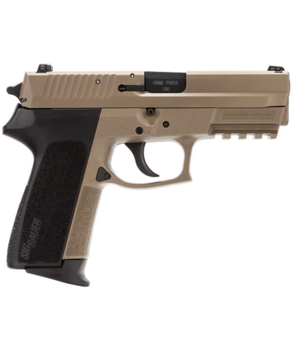 Sig SP2022 Full Size, 9mm, 3.9", 15rd, SIGLITE NS, Flat Dark Earth