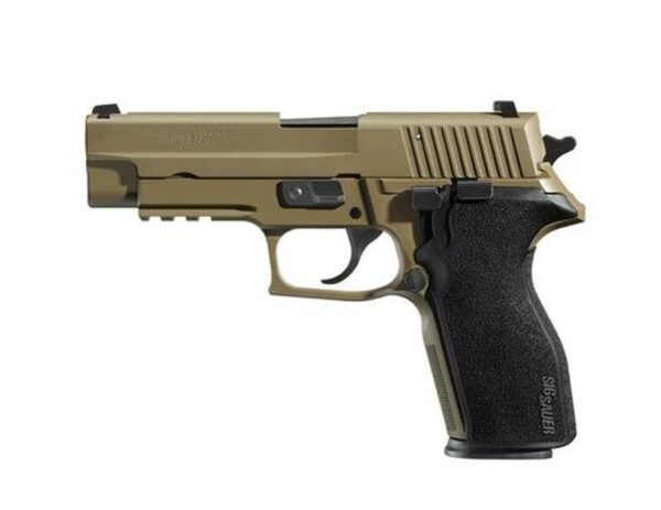 Sig P227 45 ACP 4.4, Black Polymer Grip Flat Dark Earth, 14 rd