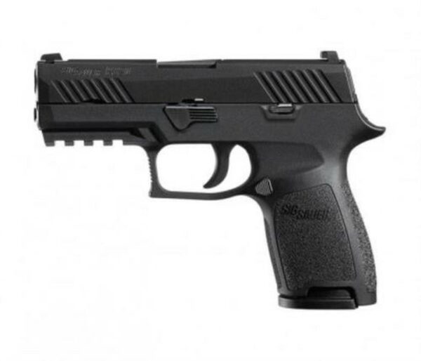 Sig P320 Nitron Compact Double .40 S&W, 3.9", Black Grip, Nitron Stainless, 10rd