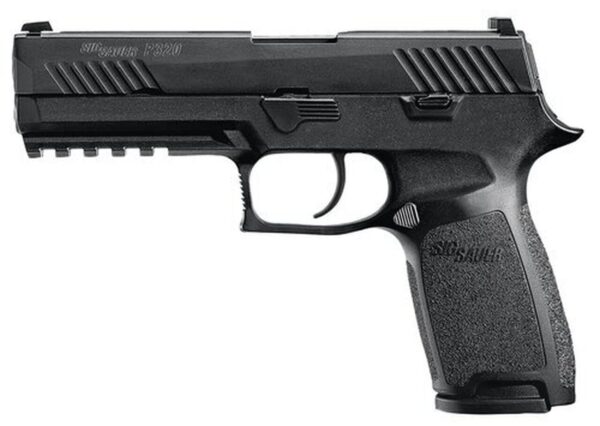 Sig P320 Full Size, 9mm, 4.7" Barrel, 10rd, Contrast Sights, Black