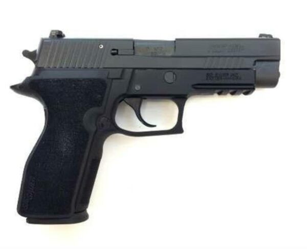Sig P227 45 ACP 4.4In Enhanced Elite Black Da/Sa Siglite E2 Grip (2) 10Rd Steel MAG SRT