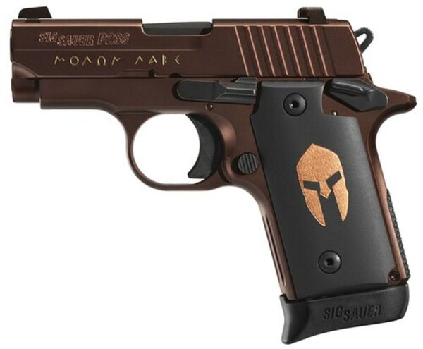 Sig P238 380 ACP Spartan ORB 2.7" Barrel Siglite Spartan Grip 7rd Mag