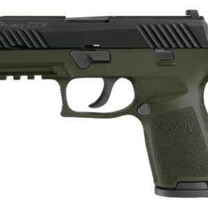 Sig P320C Striker 9mm Siglite Night Sights OD Green Nitron Finish 15rd Mags