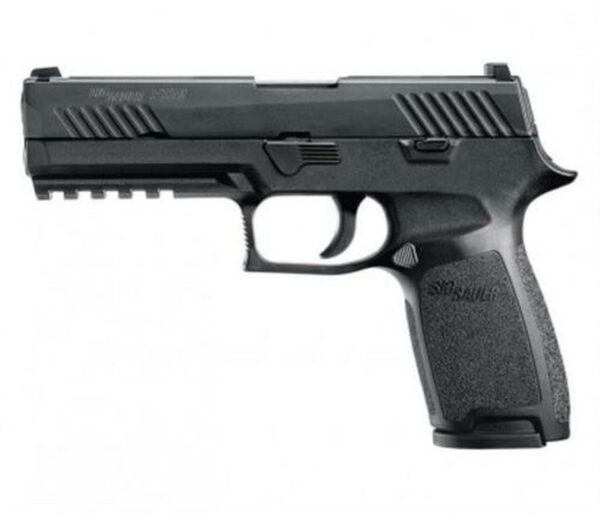Sig P320 Nitron Full Size Double 9mm, 4.7", Black Grip, Black Nitron Stainless, 10rd