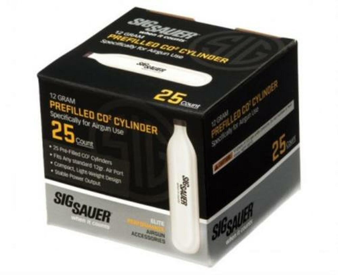Sig Airguns C02 12gr, 25 Pack