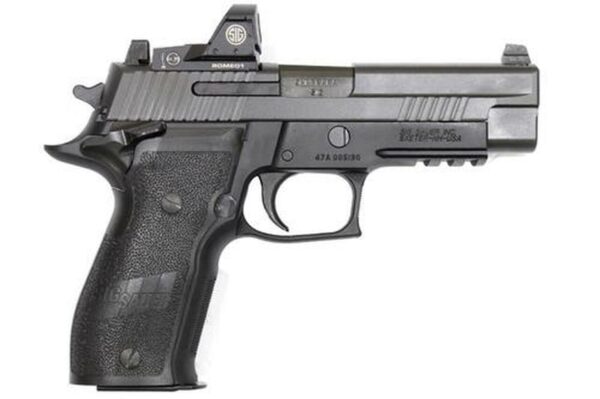 Sig P226 Elite SAO 9mm, 4.4",, , Mounted Romeo1 Reflex Sight, 15 rd