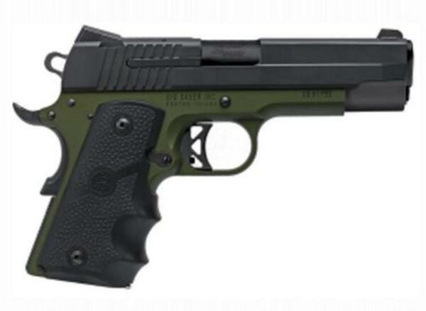 Sig 1911 Army Compact C3 45 ACP, 4.2" Barrel, Army Green/Black TALO Exclusive, 7rd MAg