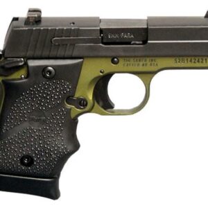 Sig P938 9MM Army Green, Night Sights 7 Rd Mag