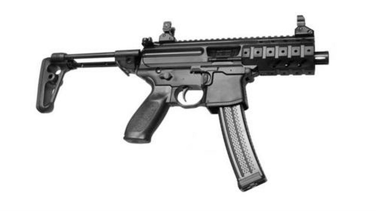Sig MPX PDW 9mm, SBR, NFA Rules Apply, 4.5" Barrel, KM, 30rd