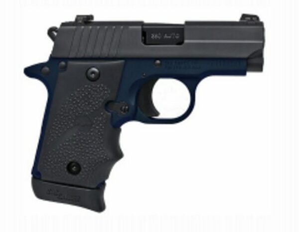 Sig P938 Army 9mm Nitron/Navy Blue Frame, SigLite