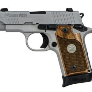 SIG P238, .380 ACP, 2.7", 6rd/7rd, SIGLITE NS, Stainless/Alloy