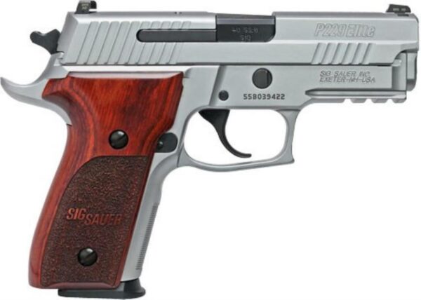 Sig P229 ASE Elite 9mm 3.9" Barrel Rosewood Grips, Night Sites 10rd Mag