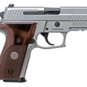 Sig P229 AS Elite .40S&W, 3.9", Stainless, Wood Grips, SigLite, 2x10rd+1