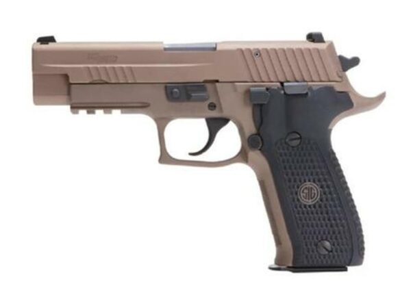 Sig P226 Emperor Scorpion 9mm, 4.4", FDE, Siglite NS, 10rd
