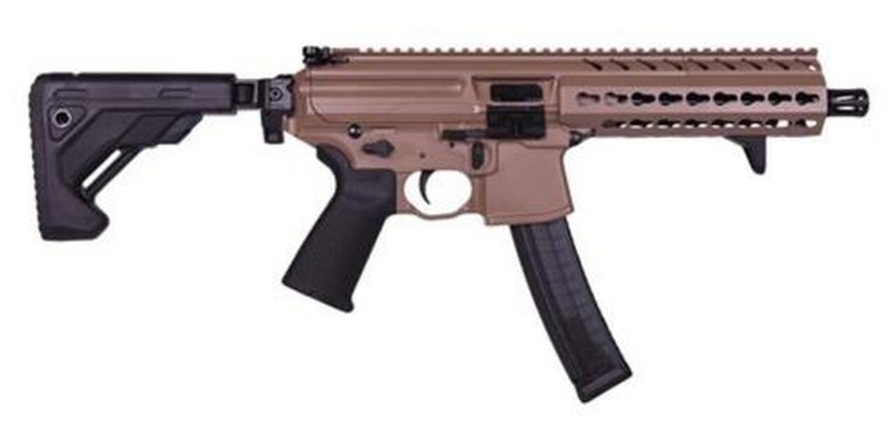 Sig MPX PDW SBR, 9mm, 8", 30rd, Flat Dark Earth, Keymod Rail, ALL NFA RULES APPLY