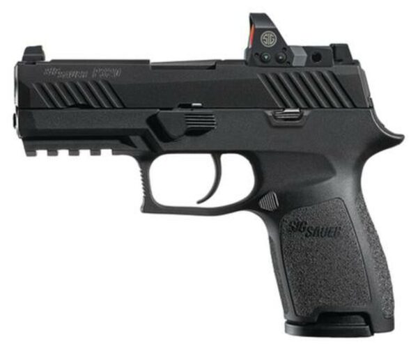 Sig P320 Compact RX Romeo1 Sight 9mm, 3.9", Black Stainless, No Manual Safety, 15rd Mag